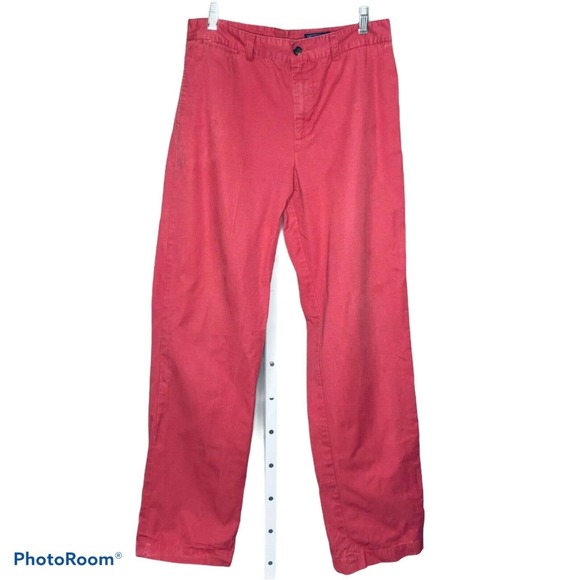 Polo Ralph Lauren Other - Polo‎ Ralph Lauren Khaki Nantucket Red Flat Front Preppy Pants 20